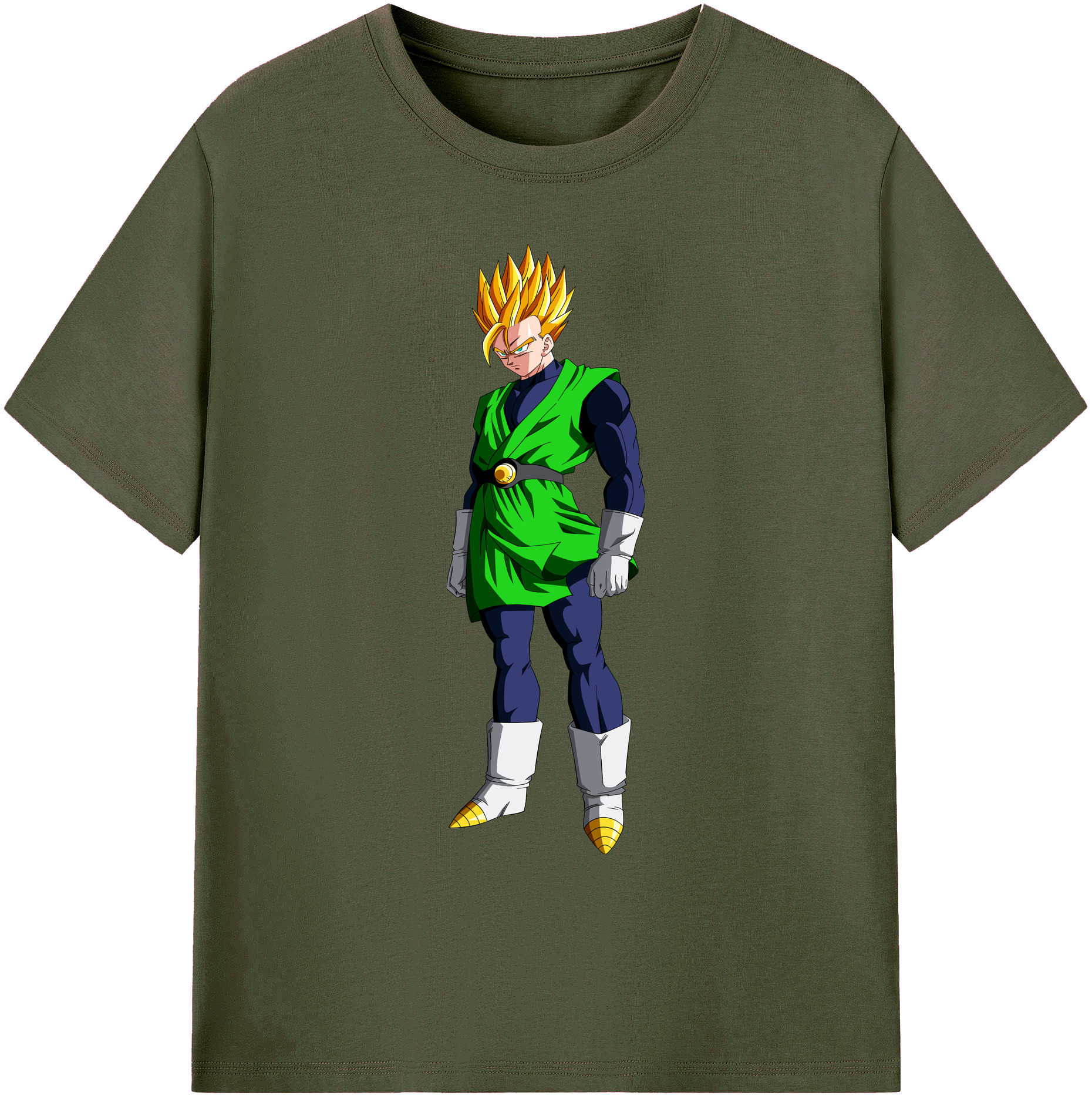（画像用） ドラゴンボール 孫 悟飯（そんごはん）DRAGON BALL Son Gohan 綿100％ メンズ半袖Tシャツ｜肌触りやわらか＆通気性